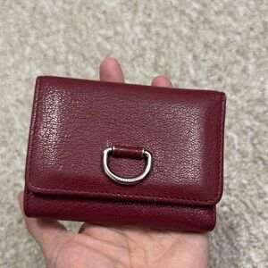 Burberry women’s Wallet - Burgundy Leather